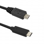 Obrzok produktu Qoltec Cable USB 3.1 type C male | Micro USB 2.0 B male | 1m