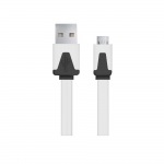 Obrzok produktu Esperanza EB183W kbel Micro USB 2.0 A-B M / M 1.0m,  ploch,  biely