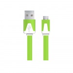 Obrzok produktu Esperanza EB182G kbel Micro USB 2.0 A-B M / M 1.8m,  ploch,  zelen