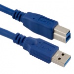 Obrzok produktu Esperanza EB150 Kbel USB 3.0 do tlaiarne A-B M / M 1.5m,  modr