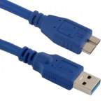 Obrzok produktu Esperanza EB163 Kbel Micro USB 3.0 A-B M / M 3.0m,  modr