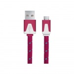 Obrzok produktu Esperanza EB176PB kbel Micro USB 2.0 A-B M / M,  opeten,  ploch,  1.0m,  ruov