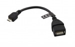 Obrzok produktu Esperanza EB180 Kbel Micro USB 2.0 A-B M / F OTG 10cm