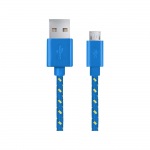 Obrzok produktu Esperanza EB175BY kbel Micro USB 2.0 A-B M / M,  opeten,  1.0m,  modr
