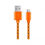 Obrzok produktu Esperanza EB175OB Kbel Micro USB 2.0 A-B M / M,  opeten,  1.0m,  oranov