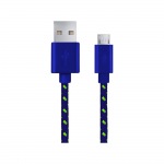 Obrzok produktu Esperanza EB175UG Kbel Micro USB 2.0 A-B M / M,  opeten,  1.0m,  tmavo modr