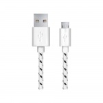 Obrzok produktu Esperanza EB175WB Kbel Micro USB 2.0 A-B M / M,  opeten,  1.0m,  biely