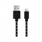 Obrzok produktu Esperanza EB181K Kbel Micro USB 2.0 A-B M / M,  opeten,  2.0m,  ierny
