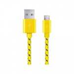 Obrzok produktu Esperanza EB181Y Kbel Micro USB 2.0 A-B M / M,  opeten,  2.0m,  lt