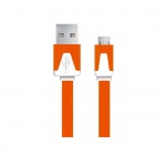 Obrzok produktu Esperanza EB183O kbel Micro USB 2.0 A-B M / M 1.0m,  ploch,  oranov
