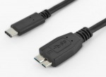 Obrzok produktu kbel USB 3.1 konektor C / male - USB 3.0 konektor Micro-B / male,  0.6m