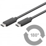 Obrzok produktu kbel USB 3.1 konektor C / male - USB 3.1 konektor C / male,  0.5m