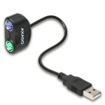 Obrzok produktu AXAGON ADPS-50 USB2.0 - 2x PS / 2 adaptr