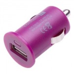 Obrzok produktu CONNECT IT InCar COLORZ nabjaka do auta 1xUSB 2, 1A,  fialov