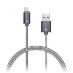 Obrzok produktu CONNECT IT Wirez Premium Metallic USB-C (Type C) - USB,  silver gray,  1m