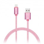 Obrzok produktu CONNECT IT Wirez Premium Metallic Lightning - USB,  rose gold,  1m