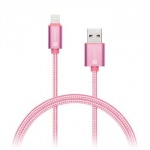 Obrzok produktu CONNECT IT Wirez Premium Metallic Lightning - USB,  rose gold,  1m