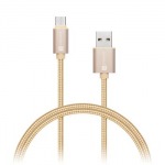 Obrzok produktu CONNECT IT Wirez Premium Metallic USB-C (Type C) - USB,  gold,  1m