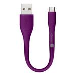 Obrzok produktu CONNECT IT Wirez kbel Micro USB - USB pre Power banky,  fialov,  13 cm