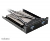AKASA zsobnk pre 2.5" SSD  - AK-HDA-09BK | obrzok .2