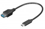 PremiumCord Adaptér USB-C (M) - USB 3.0 A (F), 0, 2 m | Obrázok produktu PremiumCord Adaptér USB-C (M) - USB 3.0 A (F), 0, 2 m