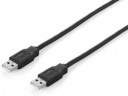 Obrzok produktu Equip USB 2.0 kbel AM- AM 1.8m, ierny, dvojit tienenie