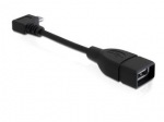 Obrázok produktu Delock kábel USB, A na micro-B, pravouhlý, OTG