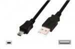 Obrzok produktu Digitus kbel USB 2.0, A na MiniB(5pin), 1m