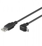 Obrzok produktu Kbel USB A(M) - micro USB B(M), USB 2.0., 2m, lomen 90