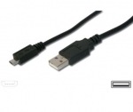 Obrázok produktu PremiumCord kábel USB 2.0, A na micro B, 0,5m