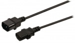 Obrzok produktu Valueline power cable IEC-320-C14 - IEC-320-C13 2.00 m black