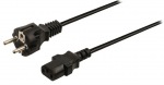 Obrzok produktu Valueline power cable Schuko straight male - IEC-320-C13 2.00 m black