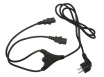 Obrázok produktu Gembird napájací kábel, rozdvojka, 1,8m 