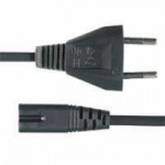 Obrzok produktu napjaci kbel 220 / 230V, 2 pin pre notebookov adaptr