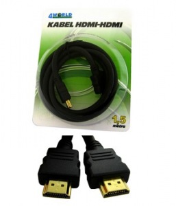 Obrzok 4World Kabel HDMI - HDMI 19  - 