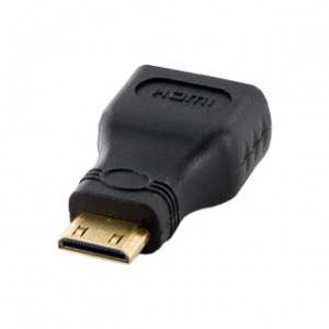 Obrzok 4World Adaptr mini HDMI typ C [M] > HDMI [F] - 