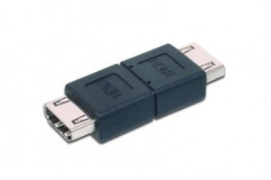 Obrzok ASSMANN HDMI 1.4 HighSpeed Adapter HDMI A F (jack)  - AK-330500-000-S