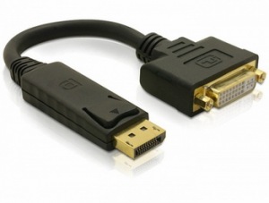 Obrzok Delock adaptr Displayport(M) -> DVI-I(F) 29pin 20cm - 