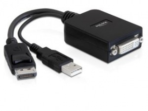 Obrzok Delock adaptr Displayport samec -> DVI-I 24 - 