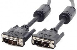 Obrzok Gembird DVI video kbel (dual link) 10m black - CC-DVI2-BK-10M