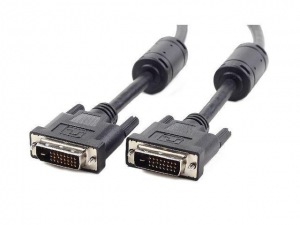 Obrzok Gembird DVI video kbel (dual link) 4.5m black - CC-DVI2-BK-15