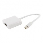 Obrzok produktu 4World redukcia, mini DisplayPort [M] na HDMI [F], biely