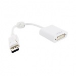 Obrzok produktu 4World redukcia, DisplayPort [M] na DVI-I (24+5) [F], biely