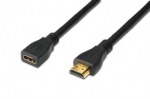 Obrzok produktu ASSMANN HDMI 1.4 HighSpeed w / Ethernetem Extension cable HDMI A M / F 2m black