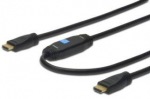 Obrzok produktu ASSMANN HDMI 1.4 HighSpeed w / Ether. w /  amp. Connection Cable HDMI A M / M 15m