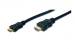 Obrzok produktu ASSMANN HDMI 1.3 HighSpeed Connection Cable HDMI A M / miniHDMI C M 2m black