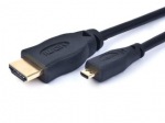 Obrzok produktu Gembird kbel HDMI / HDMI Micro samec-samec (pozlten konektory) 1.8m