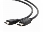 Obrzok produktu Gembird cable DISPLAYPORT (M) -> HDMI (M) 3m