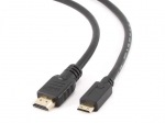 Obrzok produktu Gembird HDMI-HDMI mini M / M,  pozlten konektory,  4.5m