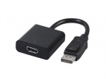Obrzok produktu Gembird Displayport male to HDMI female adapter,  10cm,  black